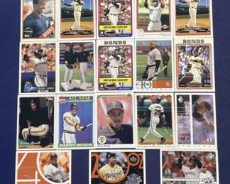 385h Lot of Barry Bonds baseball cards