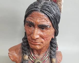 203 Vintage Kendrick Vaughn Native American Chief
