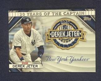 501h 2020 Topps Derek Jeter patch card