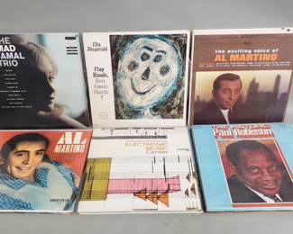 304 Group of vintage LP records