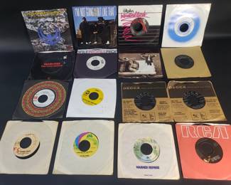 315 Group of vintage 45 RPM records
