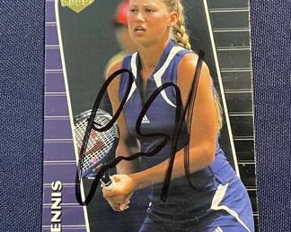 383h Anna Kournikova signed card