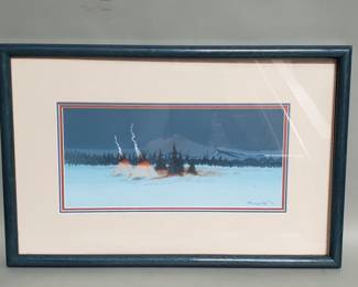 467 Gale Running Wolf Sr of the Blackfeet tribe Red