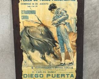 194 Plaza De Toros Monumental print on board