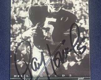 377h Paul Hornung signed card