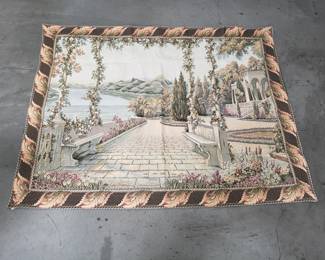 153 Vintage French tapestry