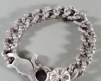 504 Chrome hearts sterling silver bracelet