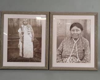 481 Pair of Edward S. Curtis photographic prints