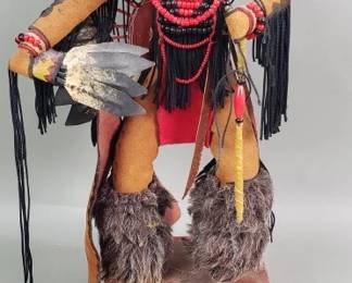 167 Native American Kachina Warrior figure