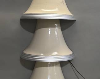 191 Vintage bamboo style lamp