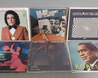 377 Group of vintage LP records