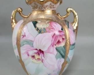415 Vintage Nippon hand painted porcelain vase
