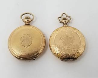 644 Antique goldfilled pocket watches