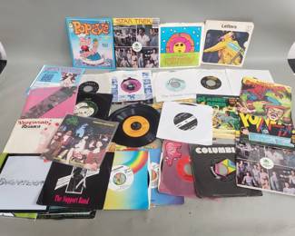 314 Group of 45rpm records