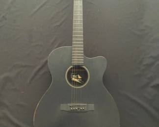 440h Martin Co. acoustic electric guitar OOOCXE Black