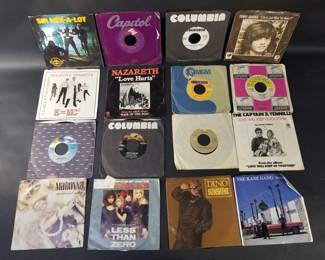 344 Group of 45 RPM records