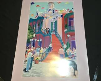 345h Disneyland Art Gallery New Orleans Square poster