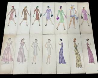 428h Vintage artist signed Beatrice Mejia