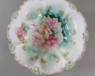 425 R. S. Prussia hand painted porcelain scalloped