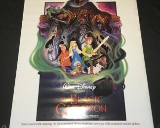 344h Walt Disney The Black Cauldron 1985 movie poster