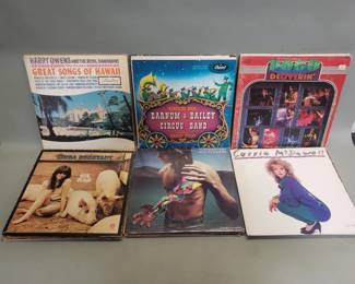 386 Group of vintage LP records
