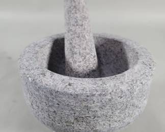 506 Granite mortar and pestle set