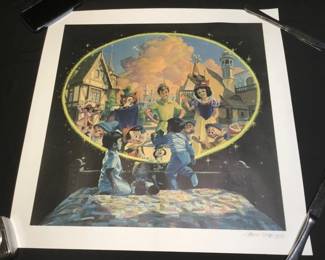343h Disneyland New Fantasyland signed Charles Boyer