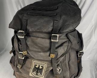 307h Vintage German Military Bundeswehr rucksack