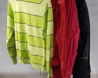 556 Group of womens vintage tops and jackets