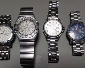 436 Group of watches Wenger Swiss Military, Omega