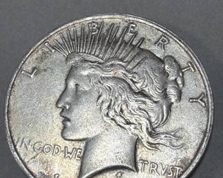 45 1923 Peace dollar coin