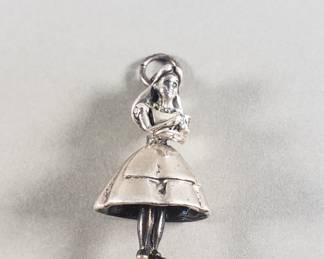 53 Sterling silver Alice from Alice in Wonderland