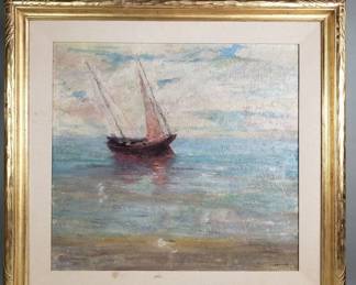 99 Lionel Edwards signed Impressioniststyle oil on