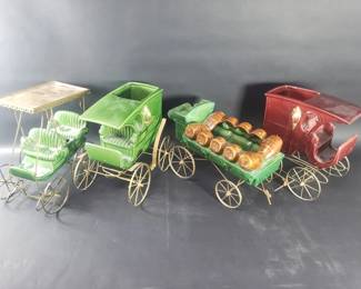 618 Group of vintage Metlox California pottery