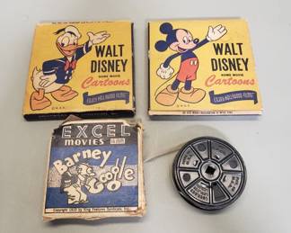 346 Four vintage 16mm cartoon reels