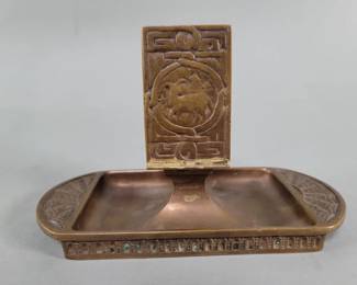 338 Tiffany Studios New York Zodiac bronze match