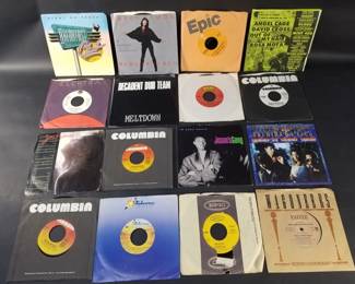 336 Group of vintage 45 RPM records
