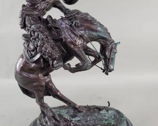 500 Frederick Remington Rattlesnake bronze