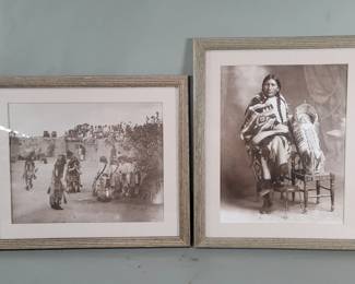 536 Pair of Native American photographic prints