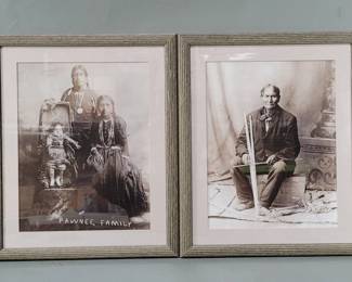 488 Pair of Native American photographic prints
