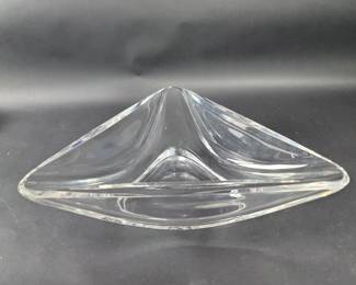 505 Val St. Lambert crystal triangle form bowl