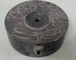 364 Vintage bronze calligraphy water dropper