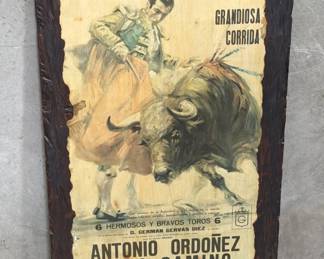 195 Plaza De Toros Monumental print on board