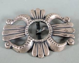34 Artisan R. G. Silver belt buckle