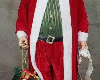 147 Life size plastic animated Santa Claus