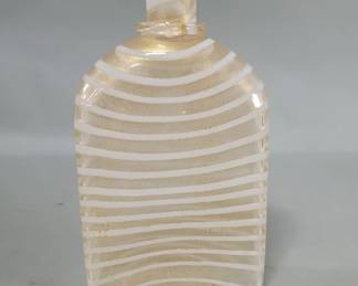 21 Midcentury Murano art glass flask
