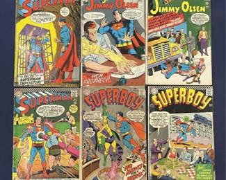405h Vintage 1960s Superman comic books