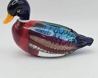 356h Vintage Muranostyle handblown art glass