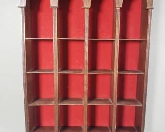 502 Vintage miniature display shelf