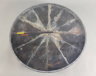 100 Vintage signed studio art clock by Jeff Sanders